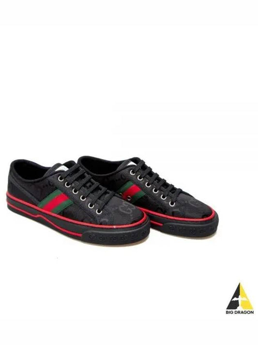 Tennis 1977 Off the Grid Low-Top Sneakers Black - GUCCI - BALAAN 2