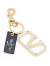 V Logo Signature Key Holder Gold - VALENTINO - BALAAN 2