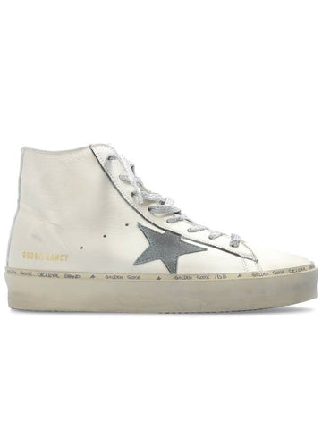 Women s Francie Leather High Top Sneakers White - GOLDEN GOOSE - BALAAN 1