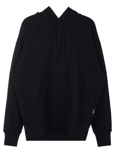 Back Logo Kangaroo Pocket Hoodie Black - MSGM - BALAAN 1