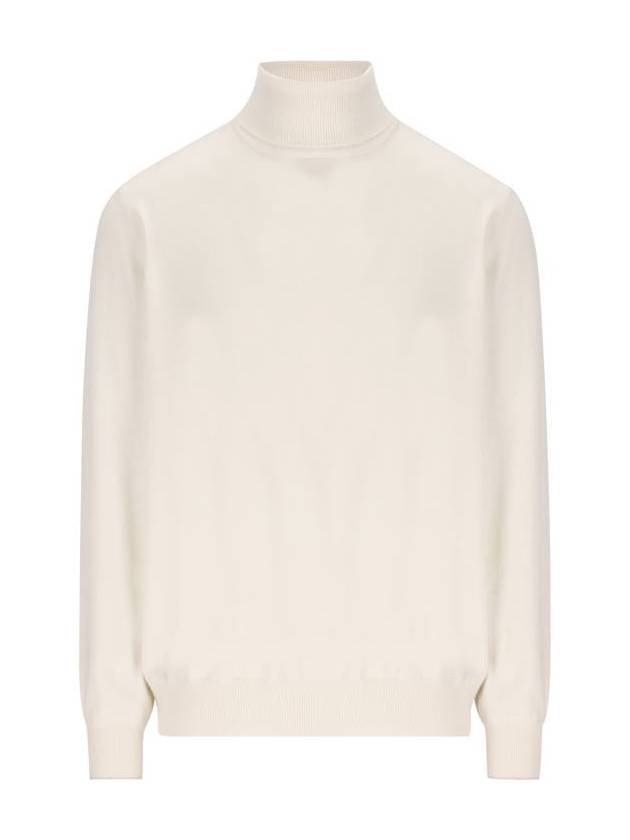 Men's Turtleneck White - BRUNELLO CUCINELLI - BALAAN 2