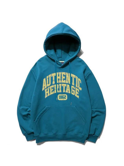 Heritage Oversized Fit Hoodie Teal - TAILOR STUDIO - BALAAN 2