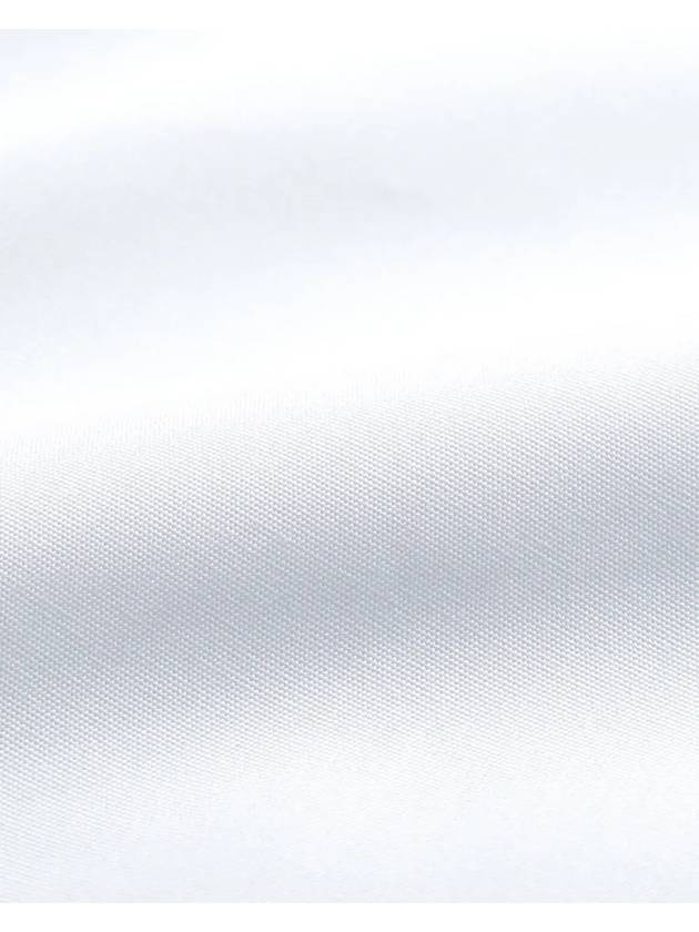 Logo Embroidered Cotton Shirt White - SPORTY & RICH - BALAAN 4