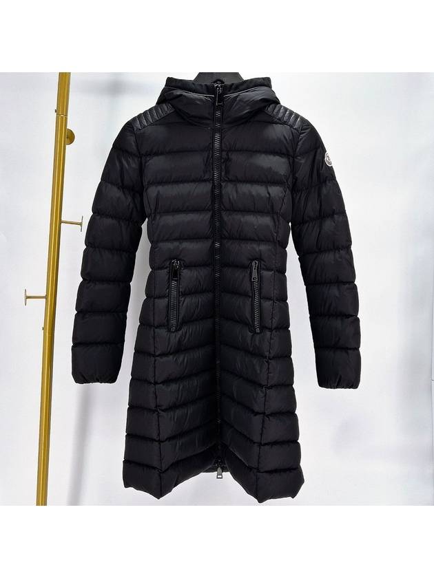 Taleb women s long padding black size 0 - MONCLER - BALAAN 1