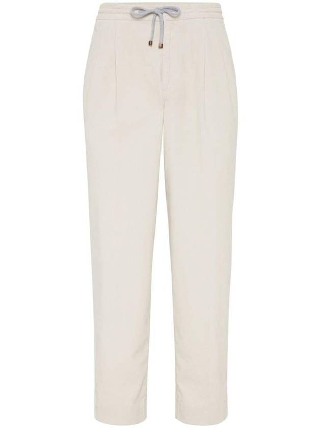 Brunello Cucinelli Velvet Trousers Clothing - BRUNELLO CUCINELLI - BALAAN 1