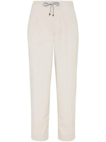 Brunello Cucinelli Velvet Trousers Clothing - BRUNELLO CUCINELLI - BALAAN 1