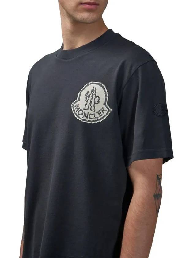 logo short sleeve t shirt 8C00004 83927 998 - MONCLER - BALAAN 3