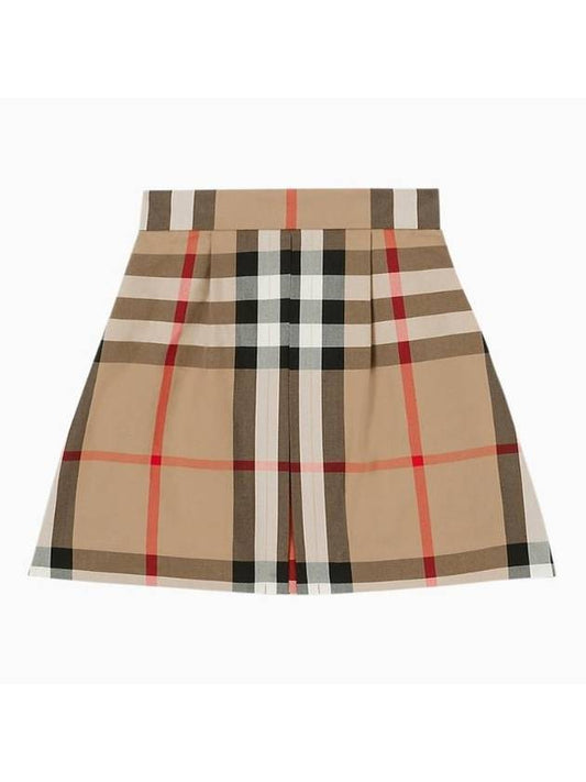 24 Vintage Check Beige miniskirt 8061826140338 N BURBE A7028 - BURBERRY - BALAAN 1