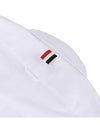 4 Bar Stripe Cotton Long Sleeve Shirt Medium Blue - THOM BROWNE - BALAAN 5