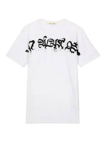 graphic logo short sleeve t shirt white - 1017 ALYX 9SM - BALAAN 1