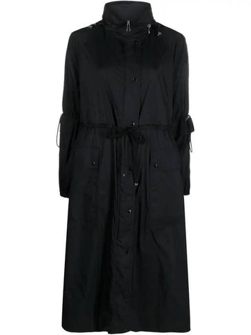 Lins Parka Coat Black - MONCLER - BALAAN 1