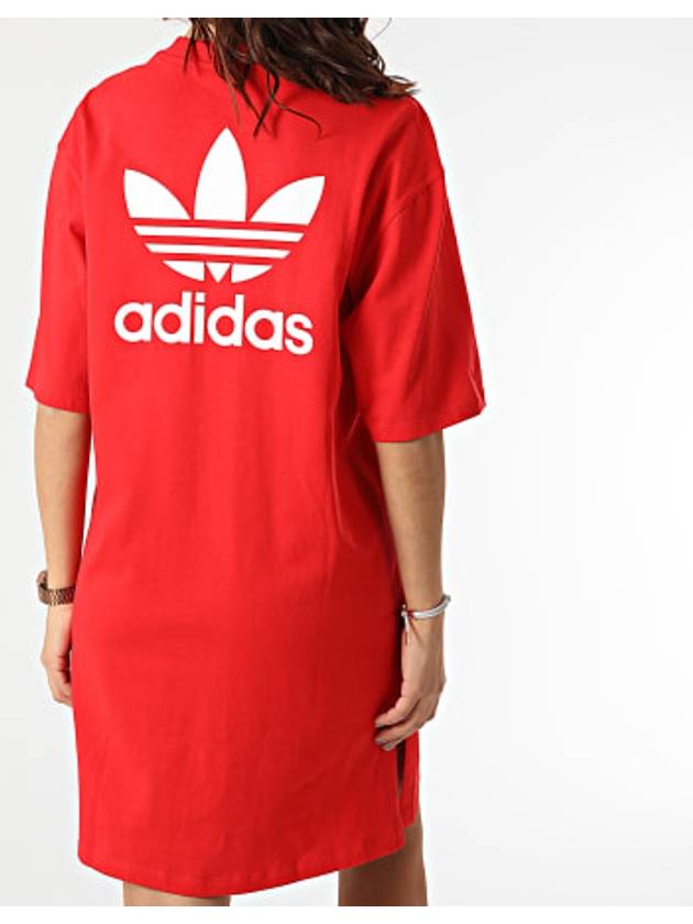 HC2051 Tea Dress Red WOMENS - ADIDAS - BALAAN 6