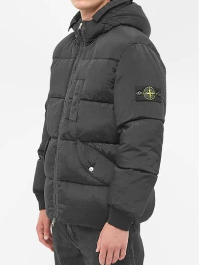 Wappen Patch Metal Econyl Down Padding Black - STONE ISLAND - BALAAN 2