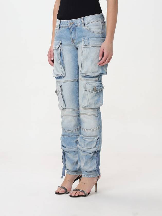 Jeans cargo The Attico in denim - THE ATTICO - BALAAN 4