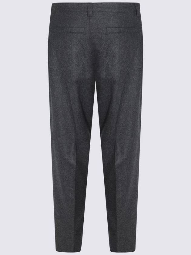 Brunello Cucinelli Grey Wool Pants - BRUNELLO CUCINELLI - BALAAN 2