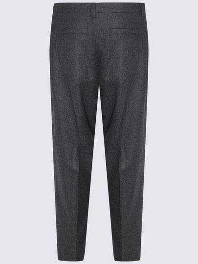 Brunello Cucinelli Grey Wool Pants - BRUNELLO CUCINELLI - BALAAN 2