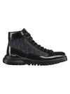 Combat Oblique Ankle Boots Black - DIOR - BALAAN 1