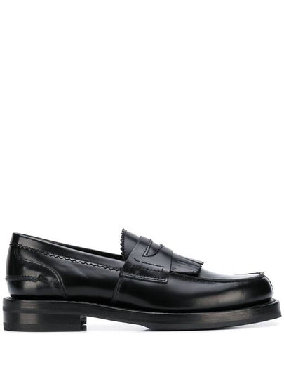 Fringe Leather Loafers Black - OUR LEGACY - BALAAN 2