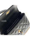 Mini Coco Handle WOC Black Gold AP4244 Classic - CHANEL - BALAAN 6