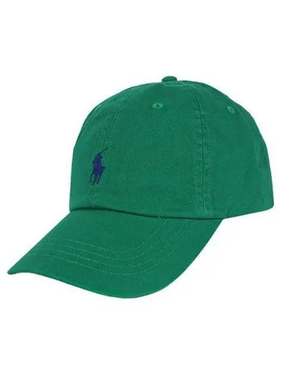 Embroidered Pony Logo Ball Cap Grass Green - POLO RALPH LAUREN - BALAAN 2