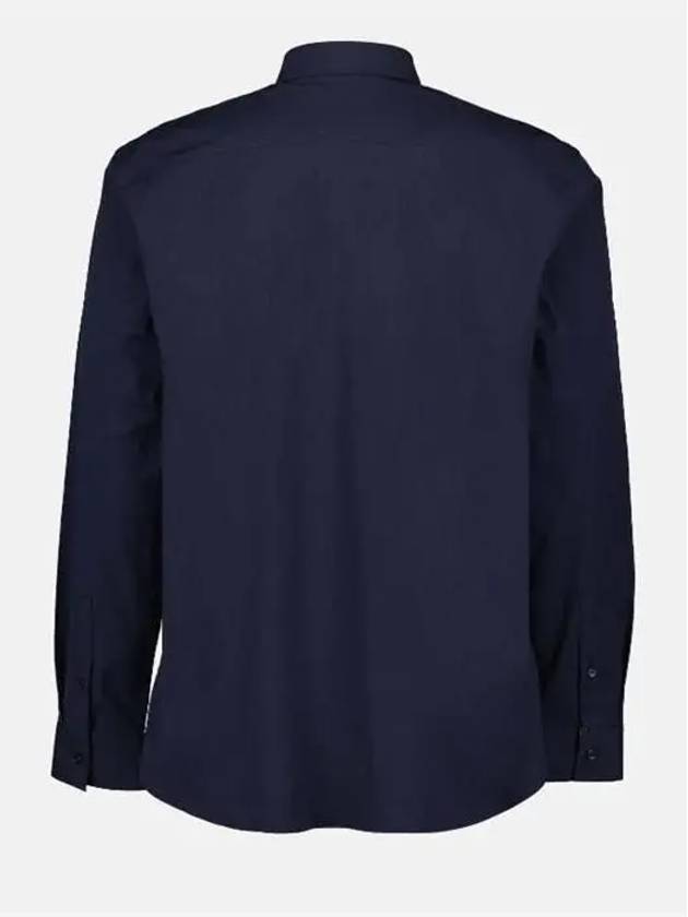 EKD Stretch Cotton Long Sleeve Shirt Blue - BURBERRY - BALAAN 3