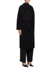 Tan Madame Wool Coat Black 241118F059004 - MAX MARA - BALAAN 3