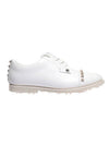 Women's Gallivanter Studded Cap Toe Spike Shoes White - G/FORE - BALAAN 1