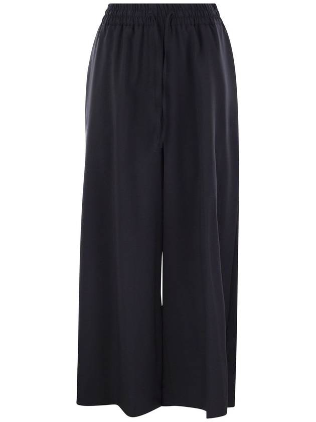 Elmo stretch wool wide pants navy - WEEKEND MAX MARA - BALAAN 2