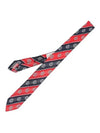 Anchor Stripe Silk Tie Black Red - THOM BROWNE - BALAAN 2