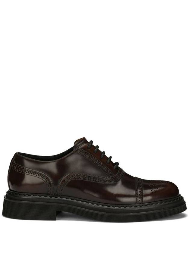 Brush Leather Oxford Shoes A20159A1203 80048 TESTA DI MORO B0170459628 - DOLCE&GABBANA - BALAAN 2