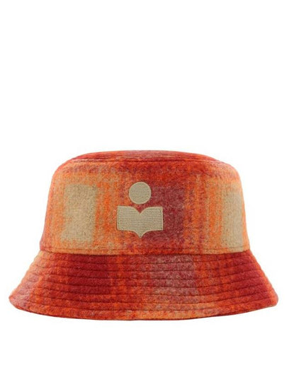 Haley Embroidered Logo Bucket Hat Orange - ISABEL MARANT - BALAAN 2