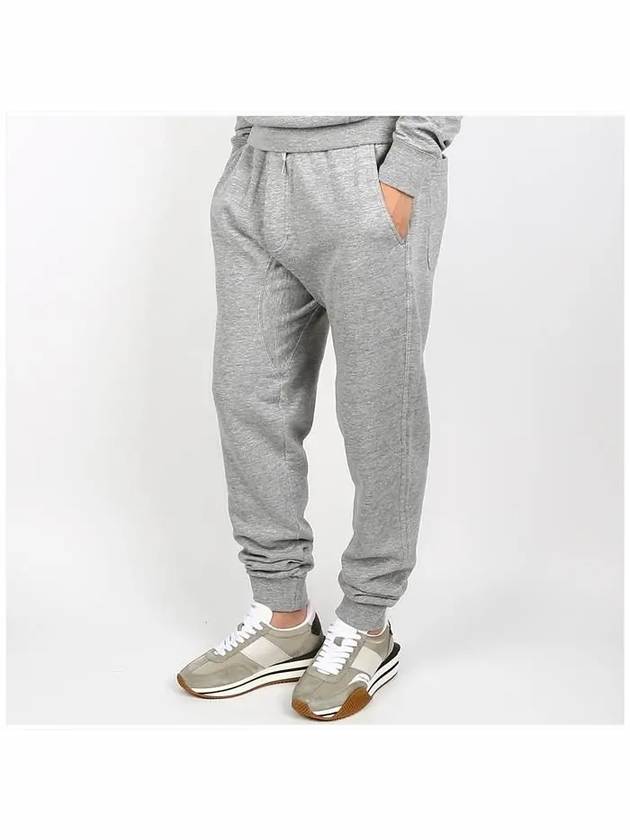 Tapered Drawstring Track Pants Grey - TOM FORD - BALAAN 3