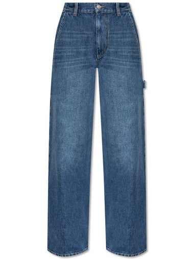 Marant Etoile Jeans Solene, Women's, Blue - ISABEL MARANT ETOILE - BALAAN 1