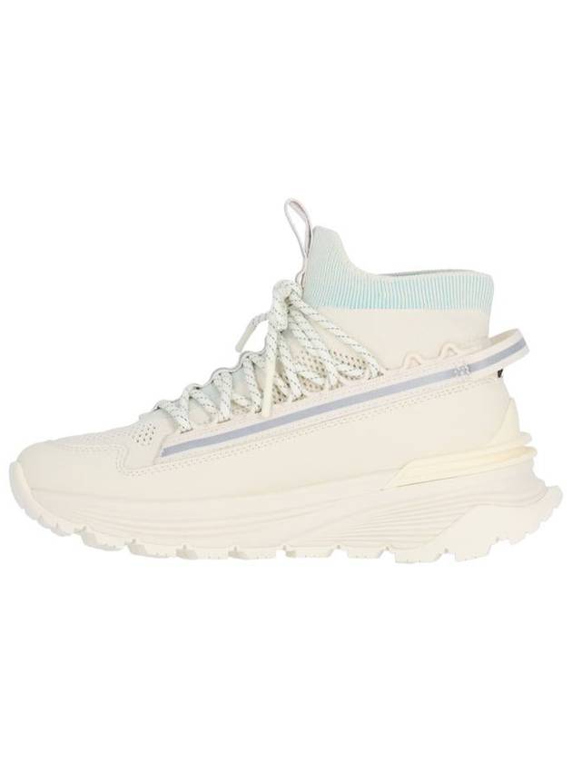 Monte Runner High Top Sneakers Soft White - MONCLER - BALAAN 4