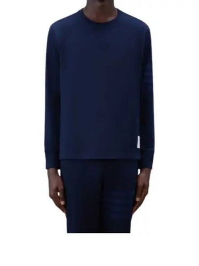 4 Bar Armband Tonal Long Sleeve T-Shirt Navy - THOM BROWNE - BALAAN 2