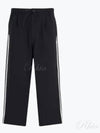 3 Stripe Straight Track Pants Black - Y-3 - BALAAN 2