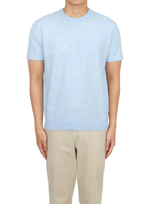 Saree Men s Short Sleeve T Shirt O0186710 1T8 - THEORY - BALAAN 1