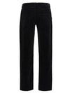 Men's Corduroy Straight Pants Black - SAINT LAURENT - BALAAN 3