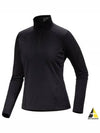 Rho Half-Zip Neck Long Sleeve T-Shirt Black - ARC'TERYX - BALAAN 2