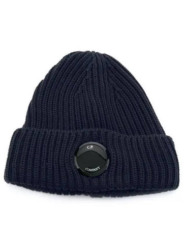 23FW 15CMAC272A Lens Logo Patch Wool Beanie 1006377 - CP COMPANY - BALAAN 1