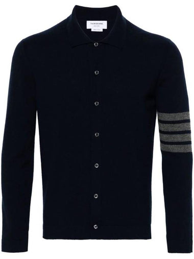 4 Bar Stripe Cashmere Cardigan MKL006AY2018 - THOM BROWNE - BALAAN 1