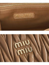 Matelasse Nappa Leather Tote Bag Brown - MIU MIU - BALAAN 7