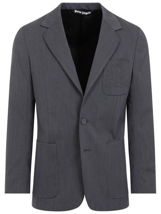 Jacket PMEN044R24FAB0010505 GRAY - PALM ANGELS - BALAAN 2