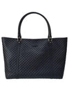 Microguccissima GG Leather Tote Bag Black - GUCCI - BALAAN 1