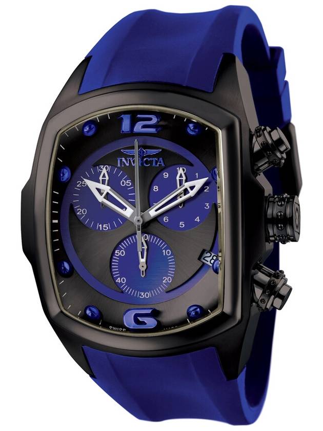 Invicta Lupah Revolution Blue Rubber Men's Chronograph Watch 6729 - INVICTA - BALAAN 1