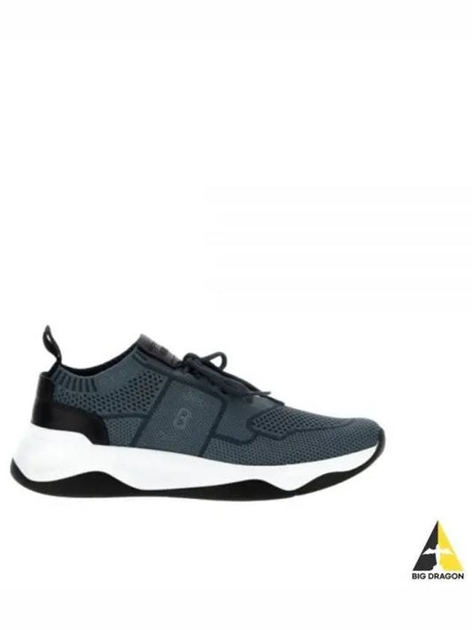 Berluti Shadow Knit Leather Sneakers S4918 019 B07 - BERLUTI - BALAAN 1