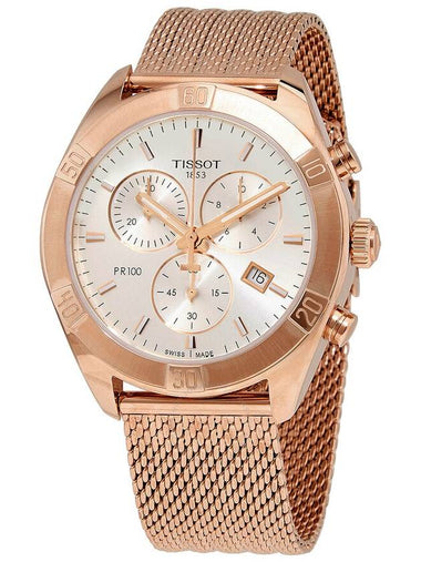 Tissot PR 100 Chronograph Quartz Silver Dial Men's Watch T101.917.33.031.00 - TISSOT - BALAAN 1