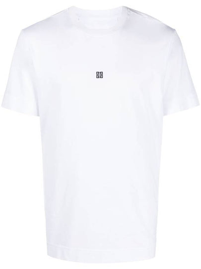 4G Logo Cotton Short Sleeve T-shirt White - GIVENCHY - BALAAN 2