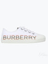 Kids Icon Stripe Logo Print Sneakers White - BURBERRY - BALAAN 2