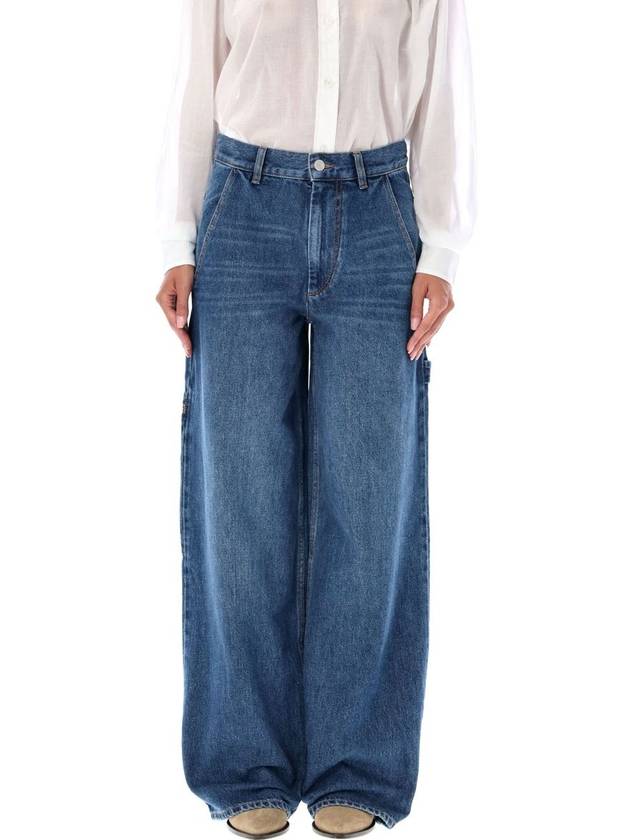 Solene Wide Jean Blue - ISABEL MARANT ETOILE - BALAAN 2